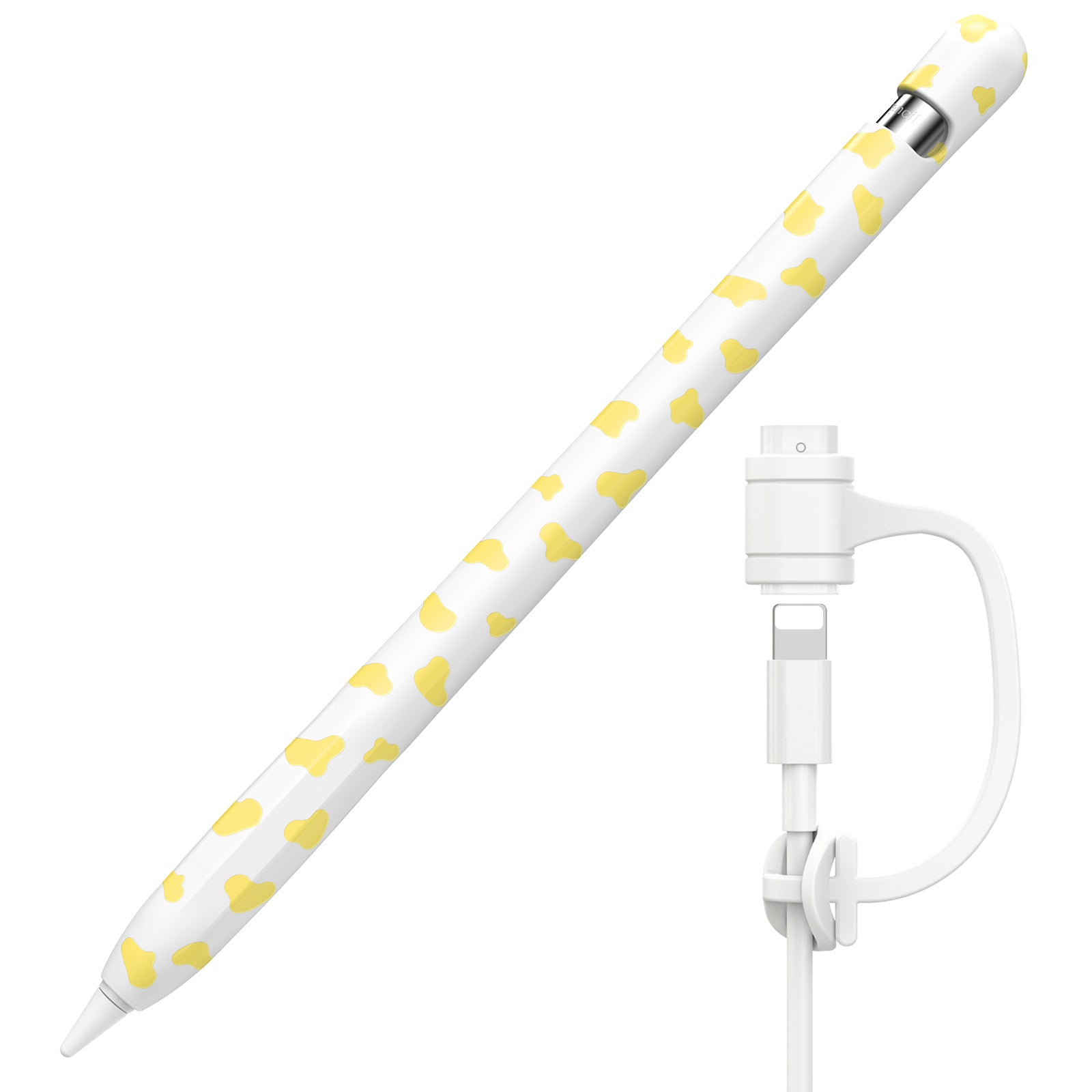 AHASTYLE PT93CW Silicone Skin Case for Apple Pencil (1st Generation) Skin-touch Stylus Pen Protective Cover AHASTYLE PT93CW Silicone Skin Case for Apple Pencil (1st Generation) Skin-touch Stylus Pen Protective Cover